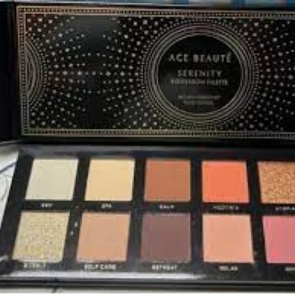 Perfect for Fall! NIB ACE BEAUTE SERENITY EYESHADOW PALETTE - Picture 2 of 3
